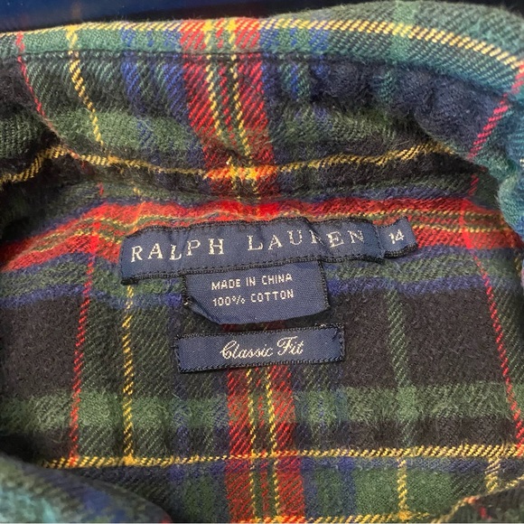 Ralph Lauren womens Multicolor Plaid Shirt - Picture 3 of 5